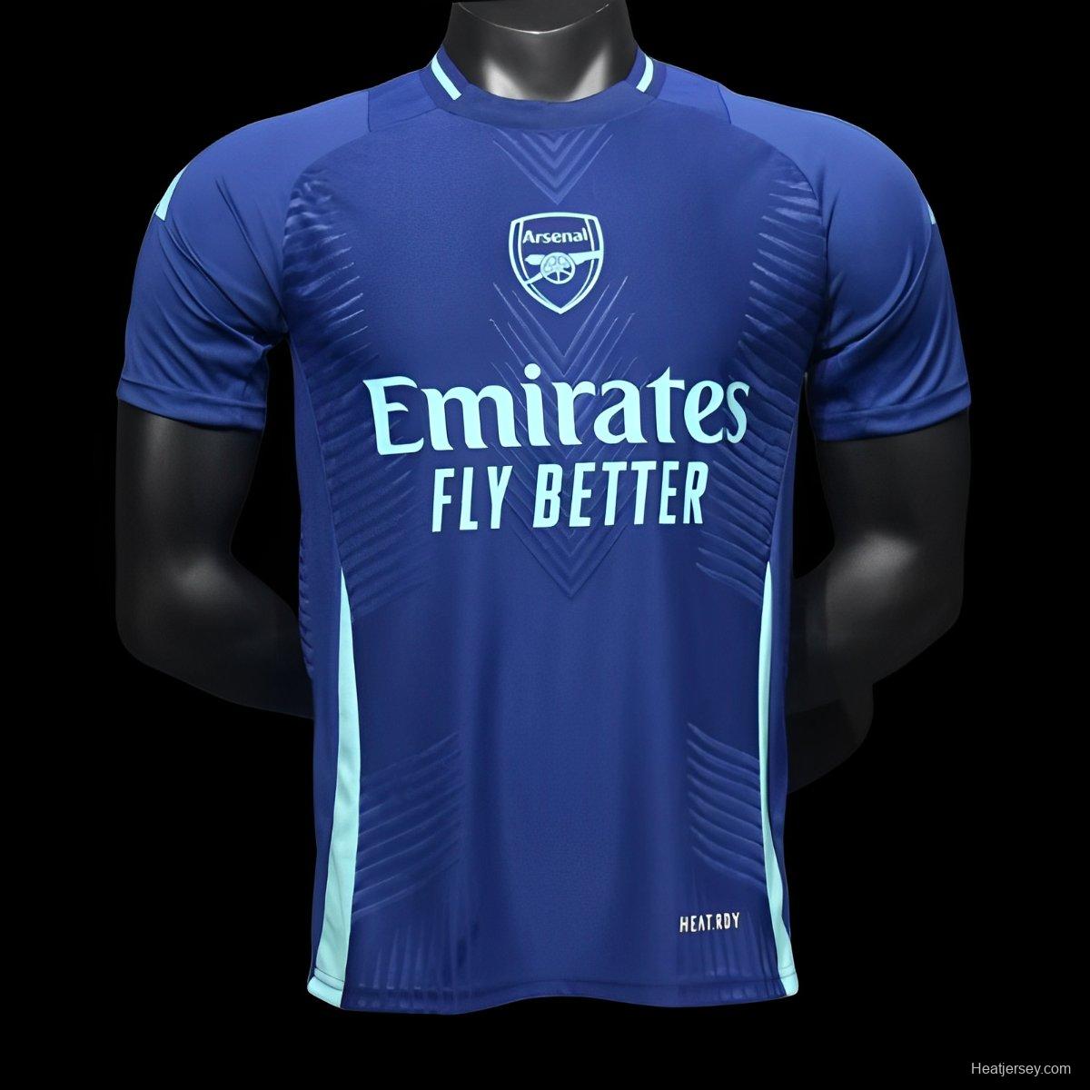 Player Version 24/25 Arsenal Blue Pre-Match Jersey