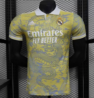 Player Version 24/25 Real Madrid Golden Dragon Pre-Match Jersey