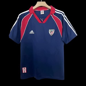 Retro 99/00 Athletic Bilbao Away Navy Jersey